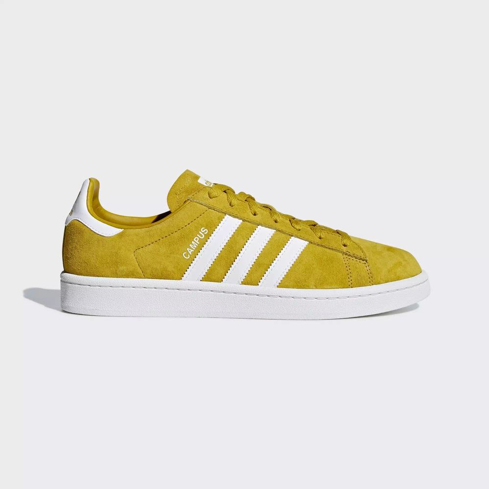Adidas Campus Tenis Amarillos Para Hombre (MX-76758)